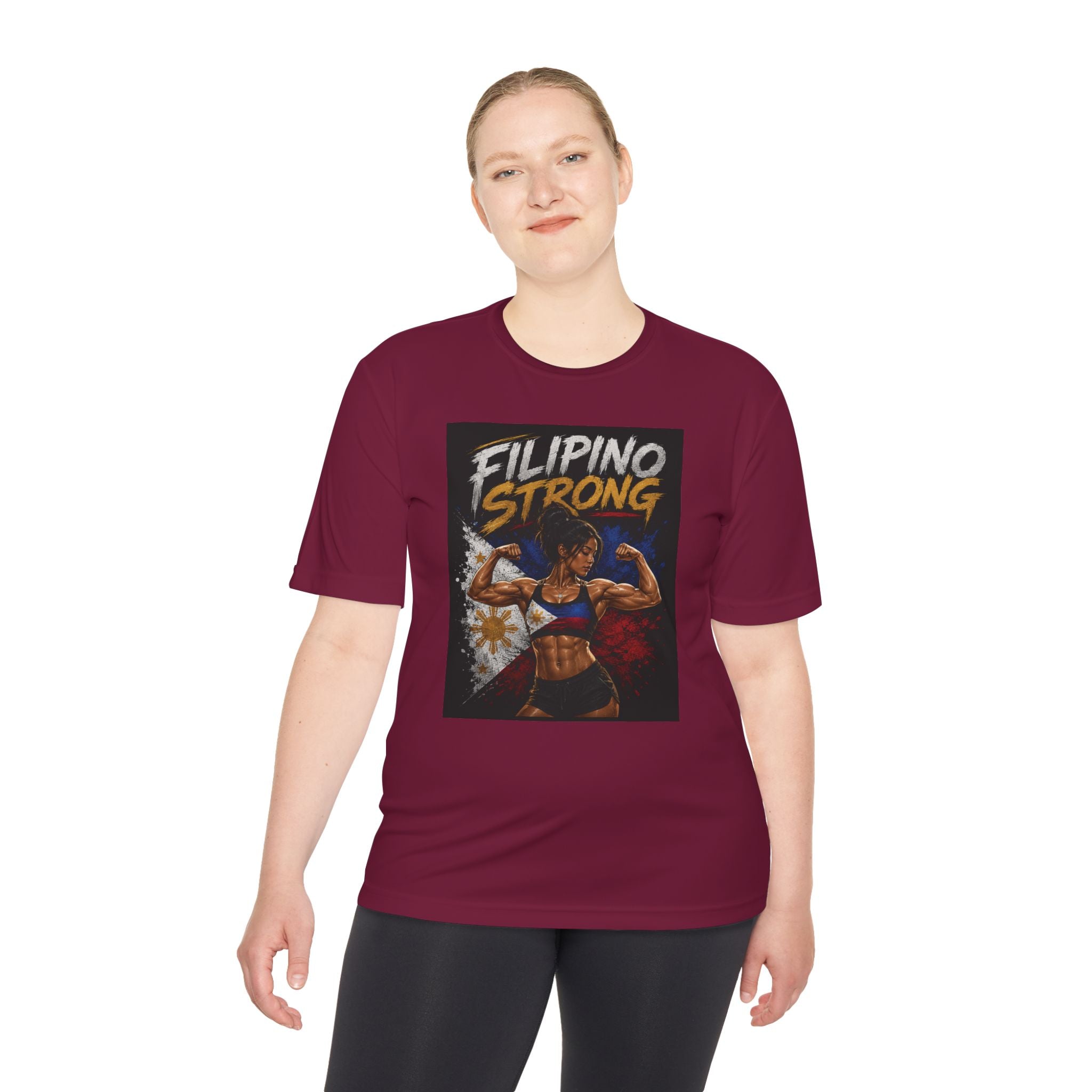 Filipino Strong Athletic Tee — Filipino Pride Fitness Shirt