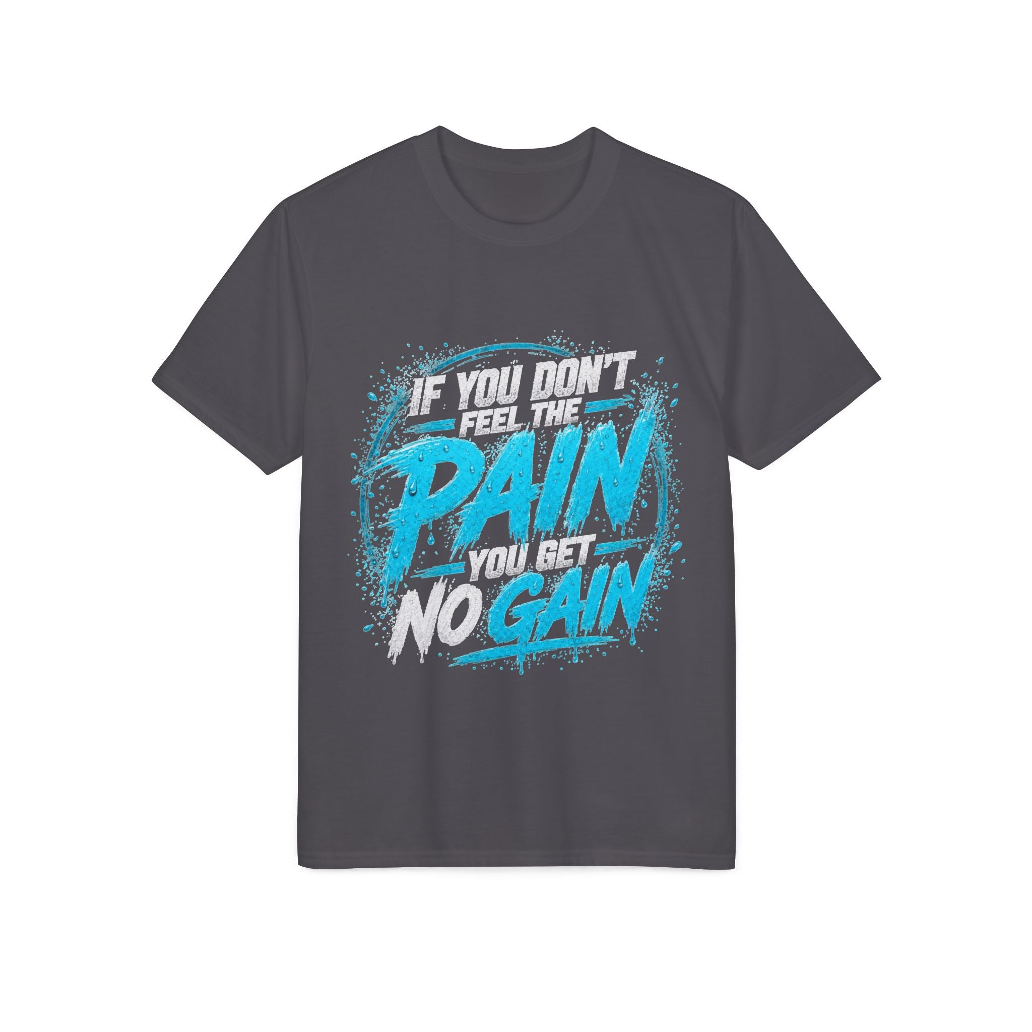 No Pain No Gain Gym T-Shirt — Motivational Workout Tee
