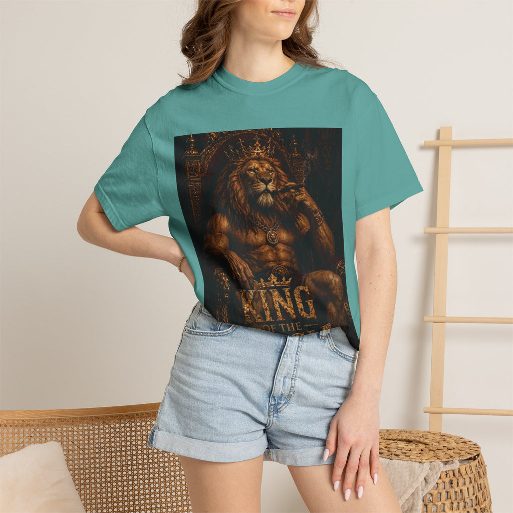 King of the Jungle Lion Graphic T-Shirt