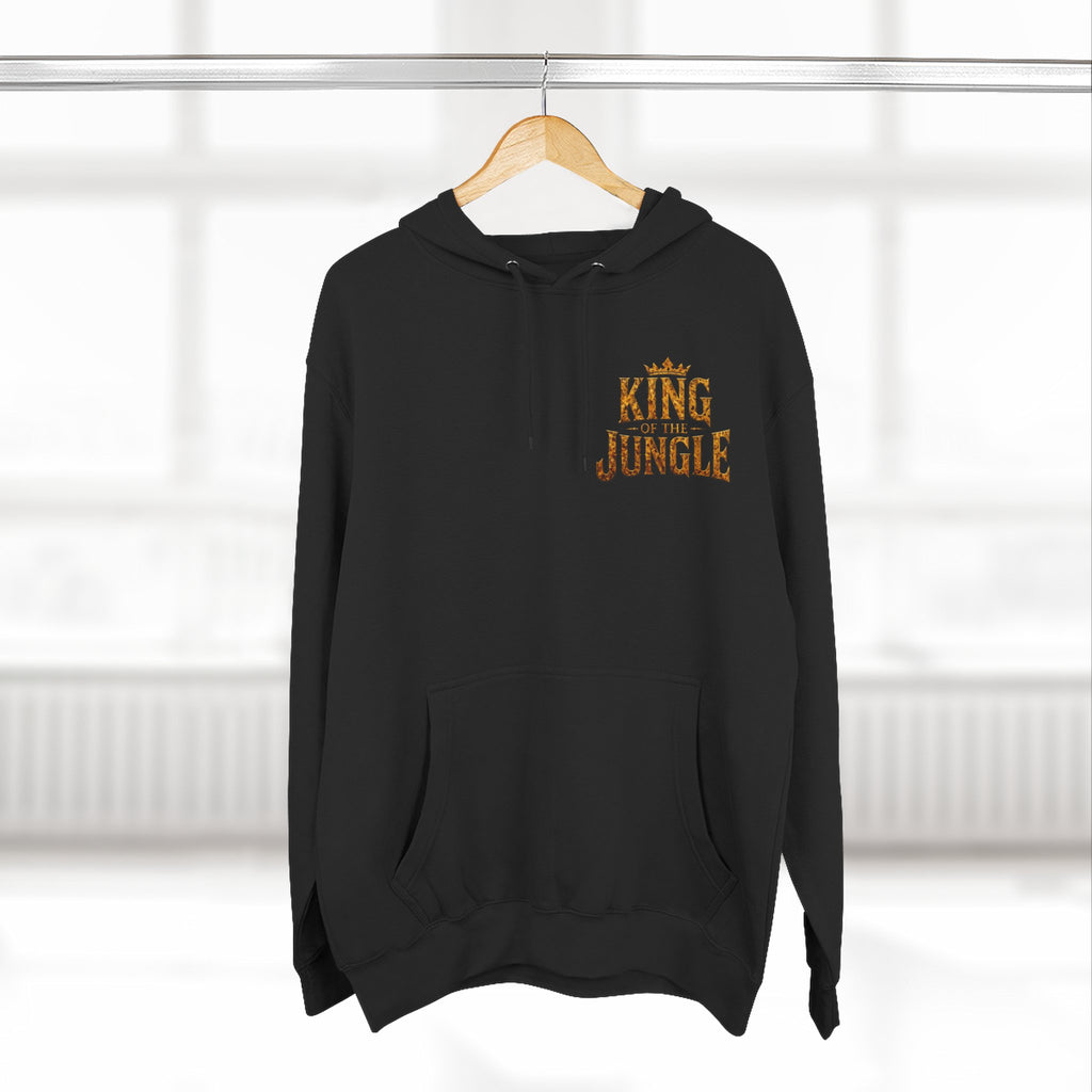 King of the Jungle Hoodie — Lion Graphic Fleece Pullover