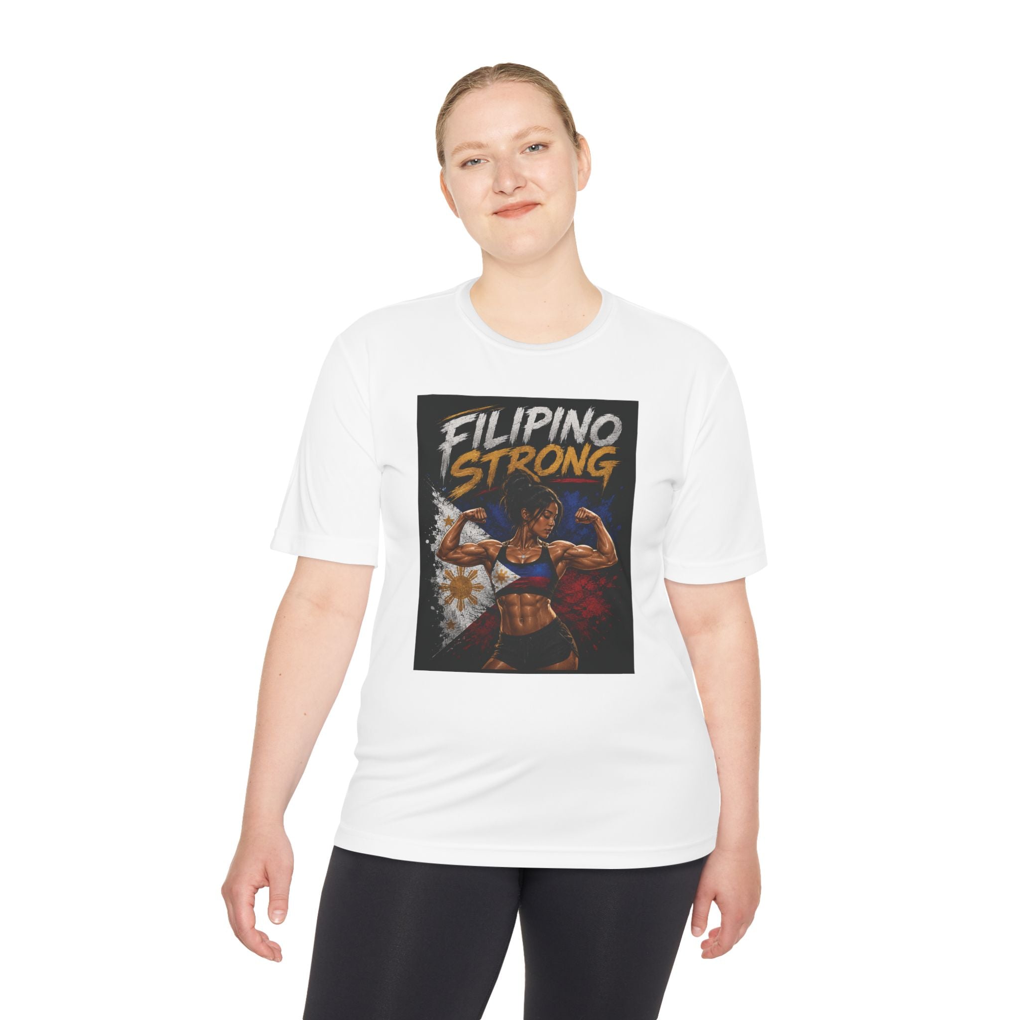 Filipino Strong Athletic Tee — Filipino Pride Fitness Shirt