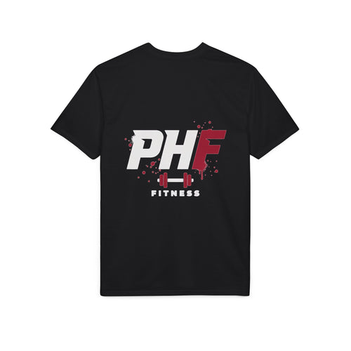 Lift Damn It! Performance Gym T‑Shirt — PHF Fitness Motivational Workout Tee