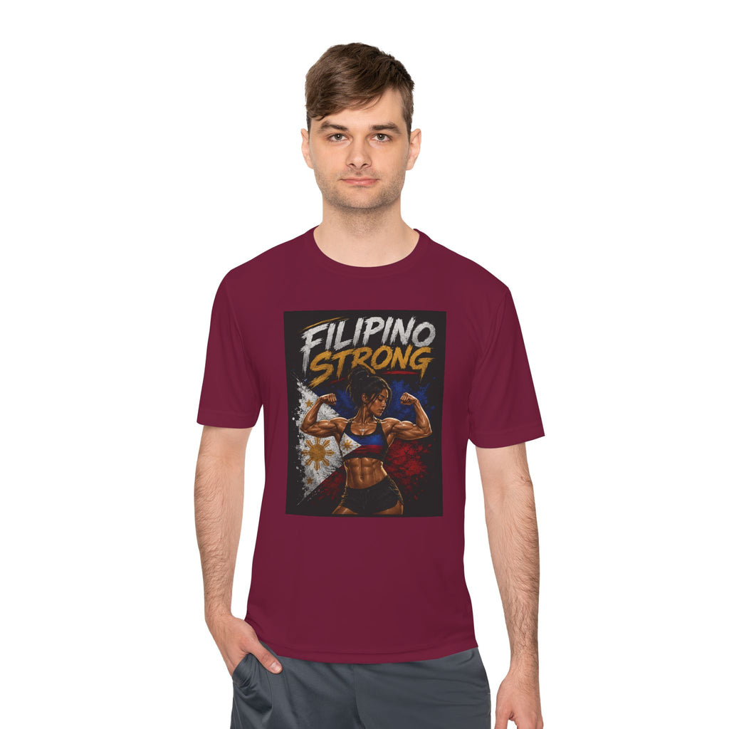 Filipino Strong Athletic Tee — Filipino Pride Fitness Shirt