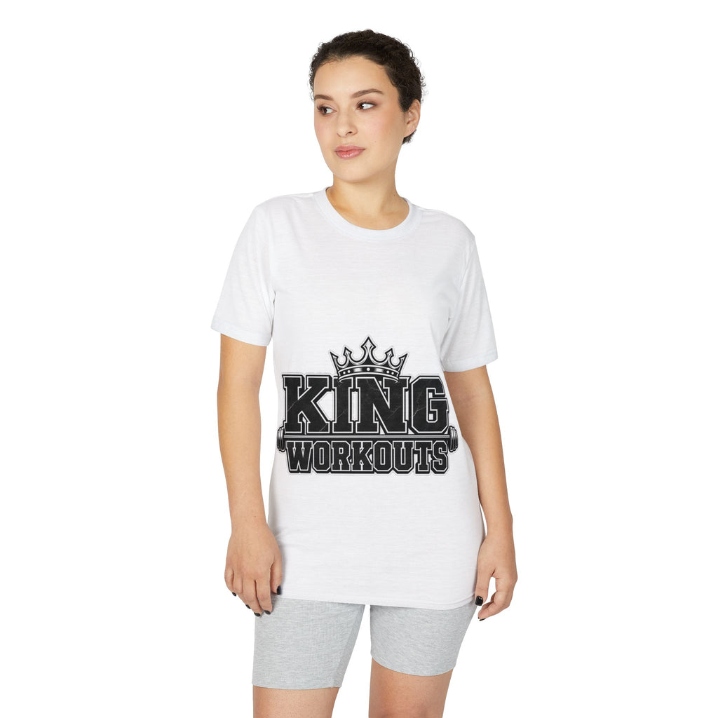 King Workouts Performance T-Shirt – Gym Fitness Training Tee