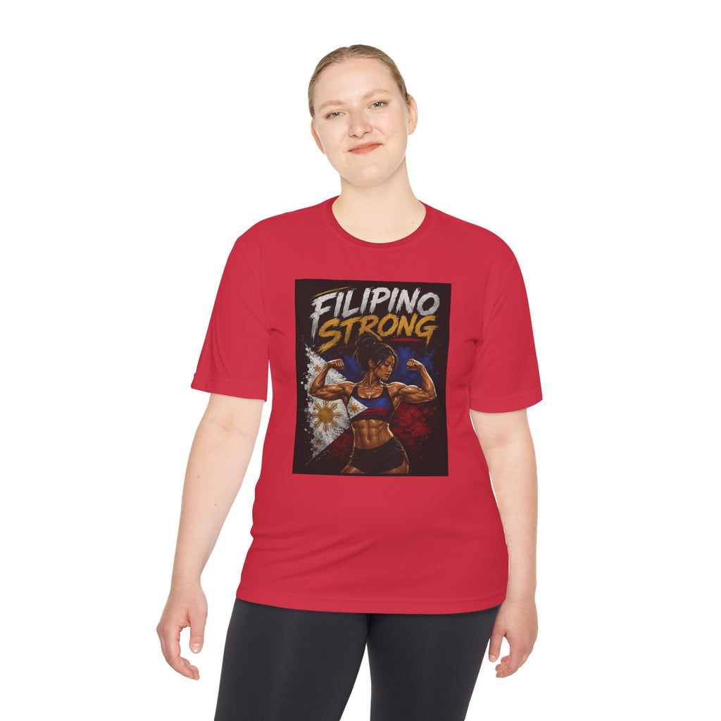 Filipino Strong Athletic Tee — Filipino Pride Fitness Shirt