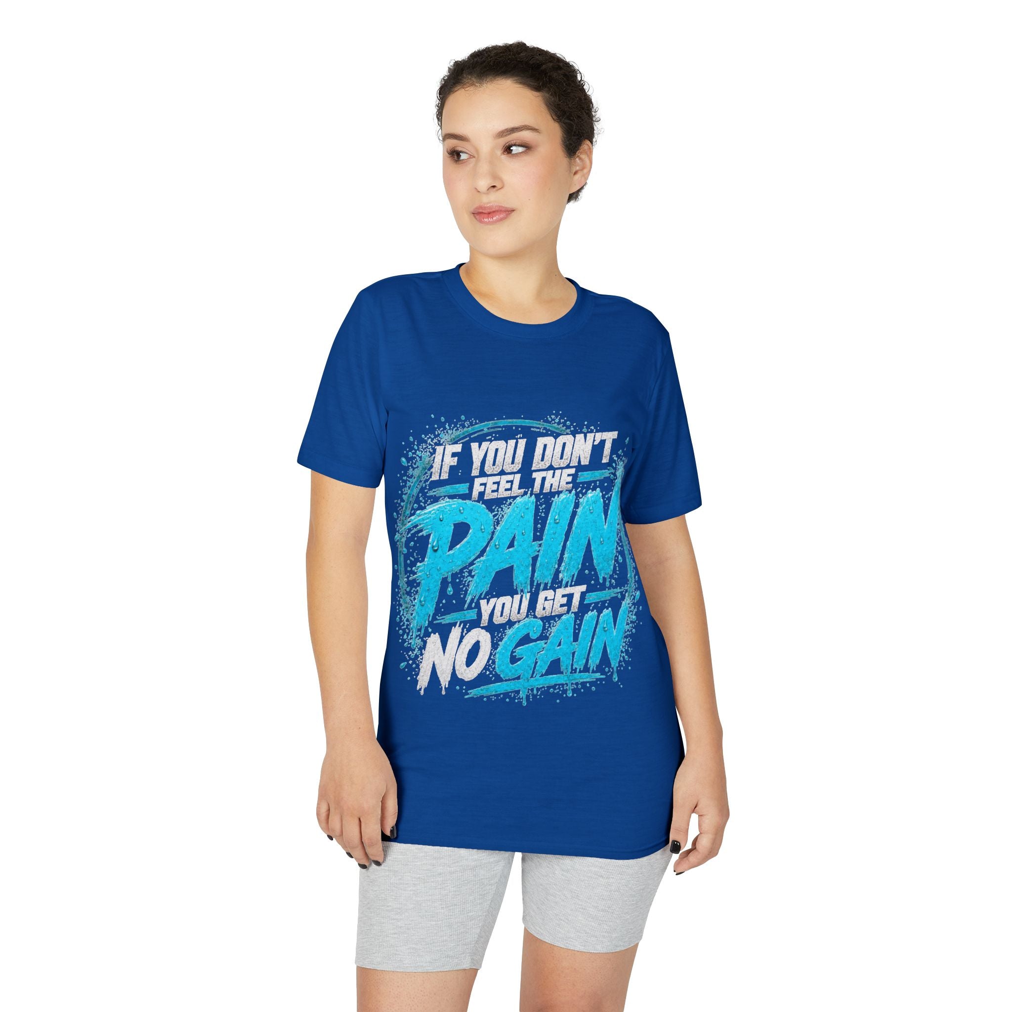 No Pain No Gain Gym T-Shirt — Motivational Workout Tee