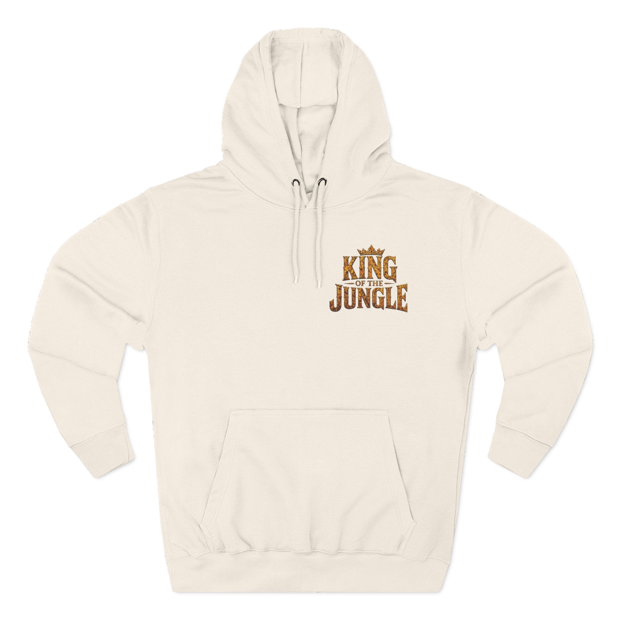 King of the Jungle Hoodie — Lion Graphic Fleece Pullover