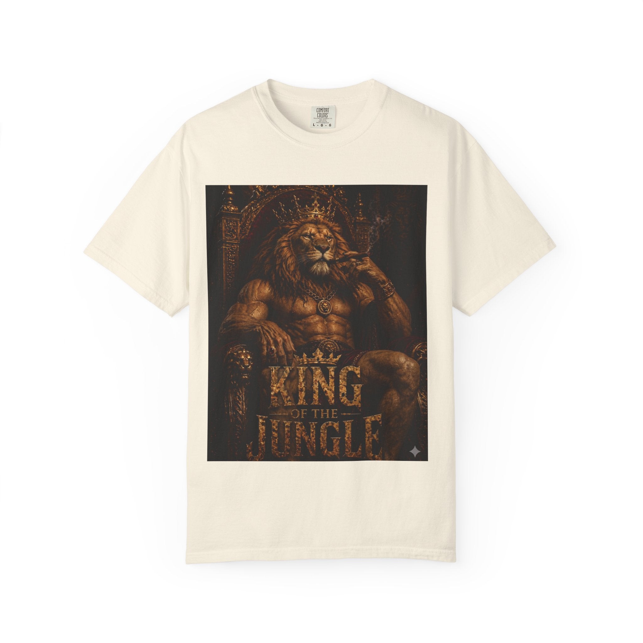 King of the Jungle Lion Graphic T-Shirt