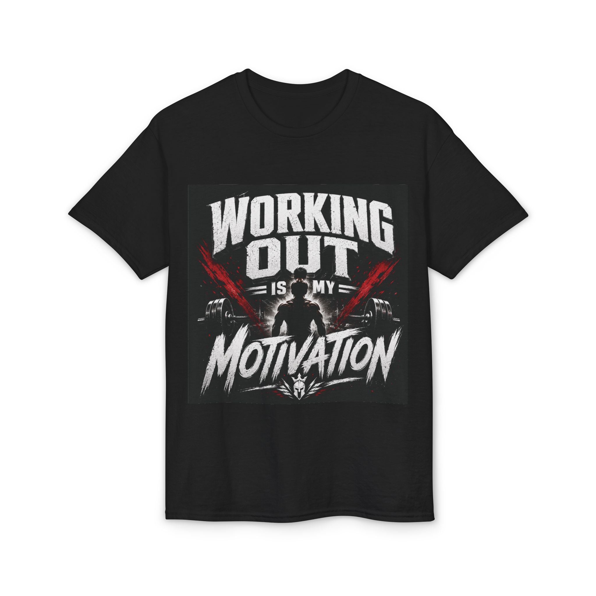 Workout Motivation T-Shirt — "Working Out Is My Motivation" Gym Tee