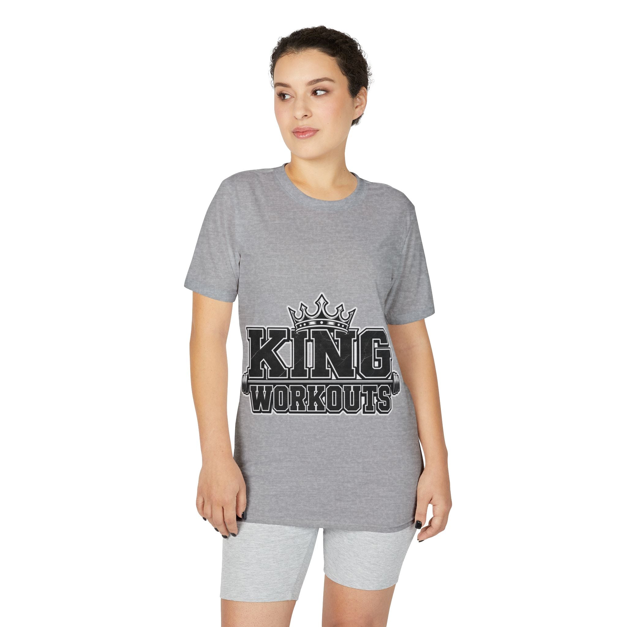 King Workouts Performance T-Shirt – Gym Fitness Training Tee
