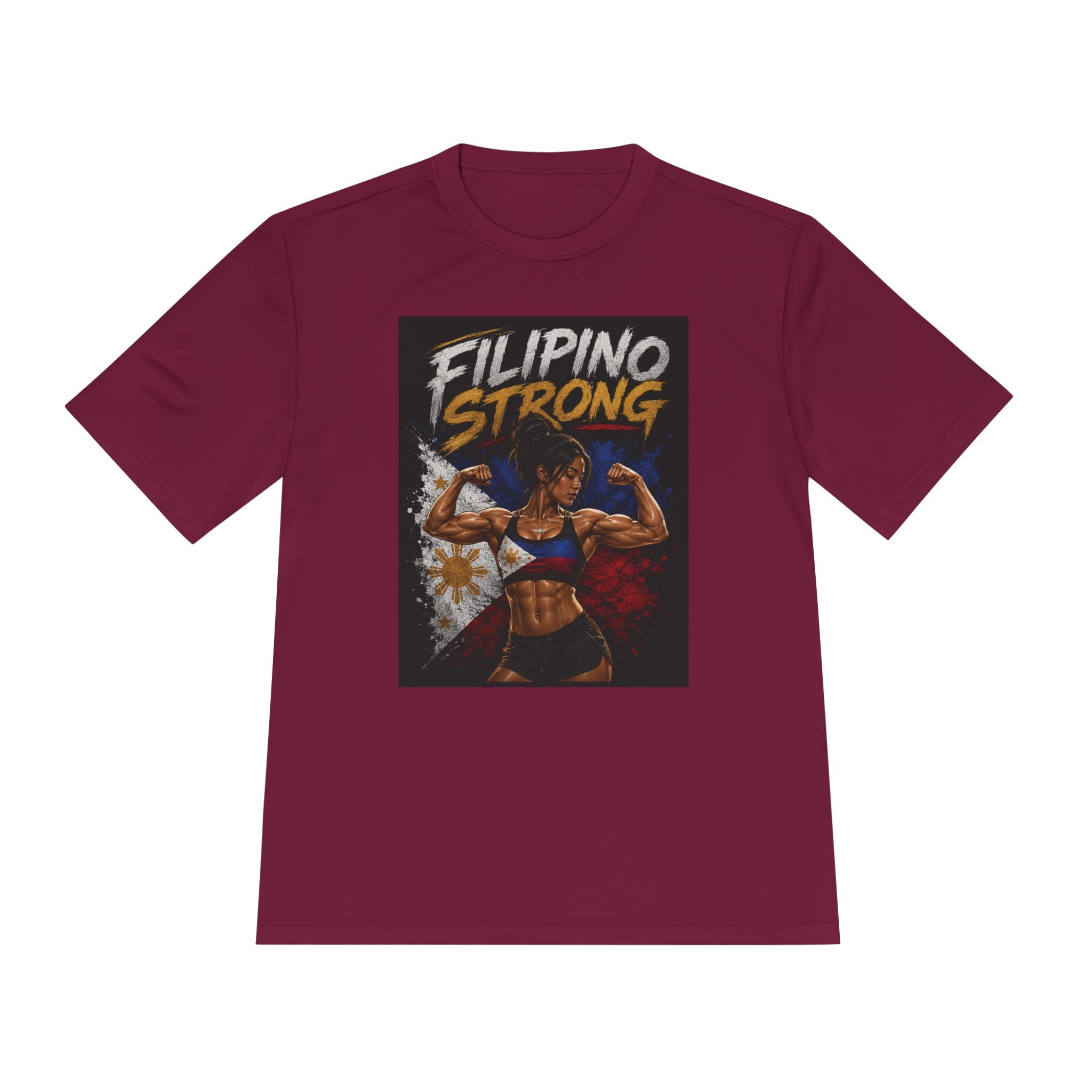 Filipino Strong Athletic Tee — Filipino Pride Fitness Shirt