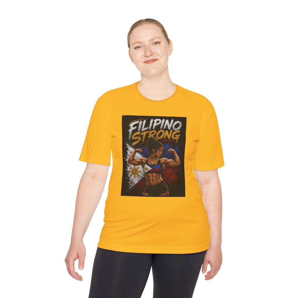 Filipino Strong Athletic Tee — Filipino Pride Fitness Shirt