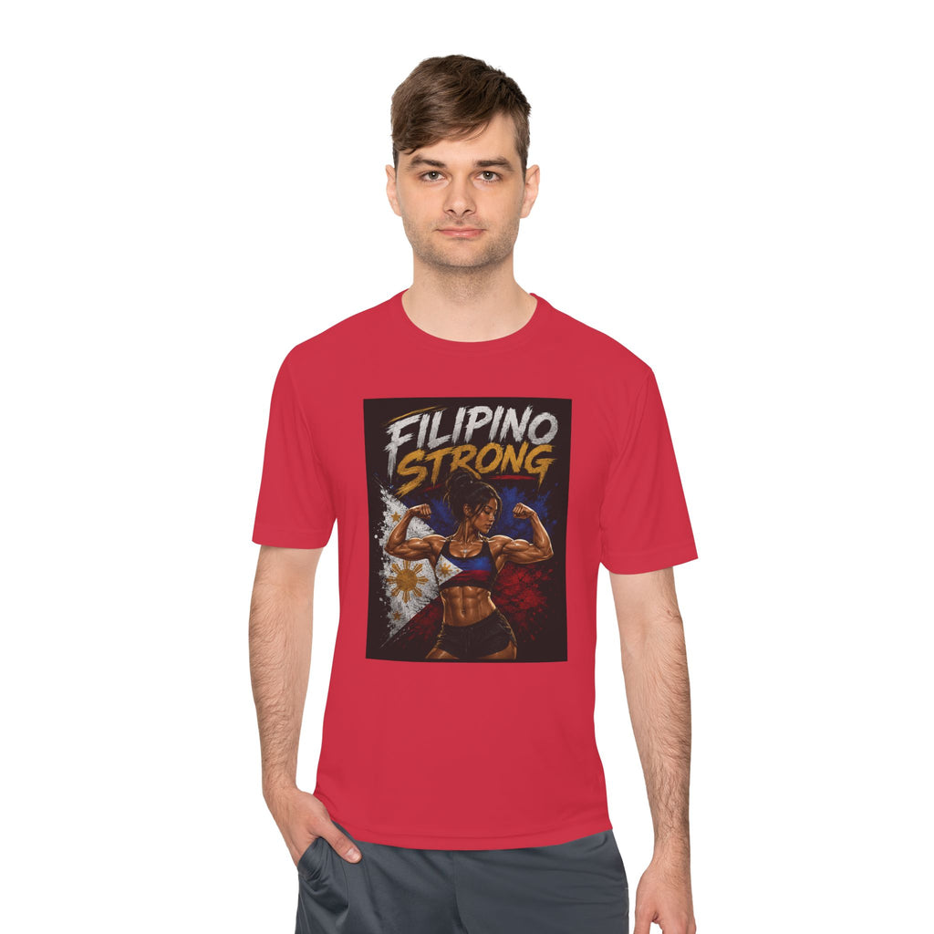 Filipino Strong Athletic Tee — Filipino Pride Fitness Shirt