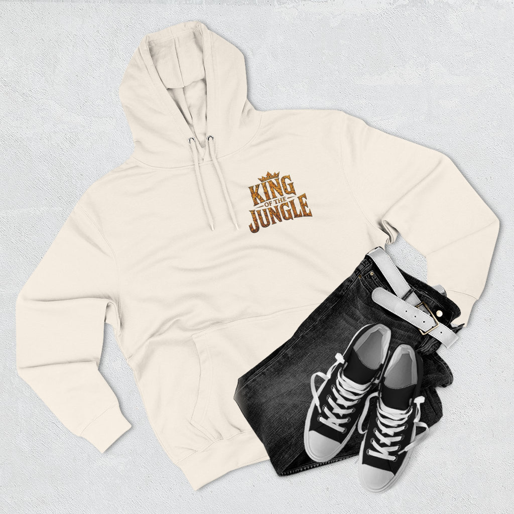 King of the Jungle Hoodie — Lion Graphic Fleece Pullover
