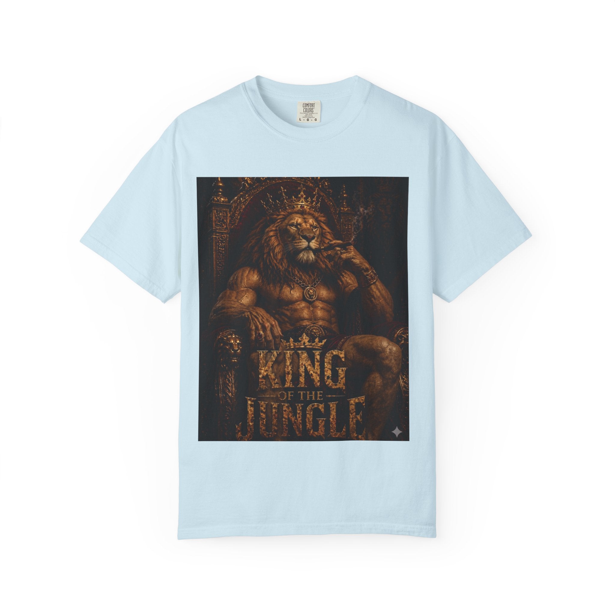 King of the Jungle Lion Graphic T-Shirt