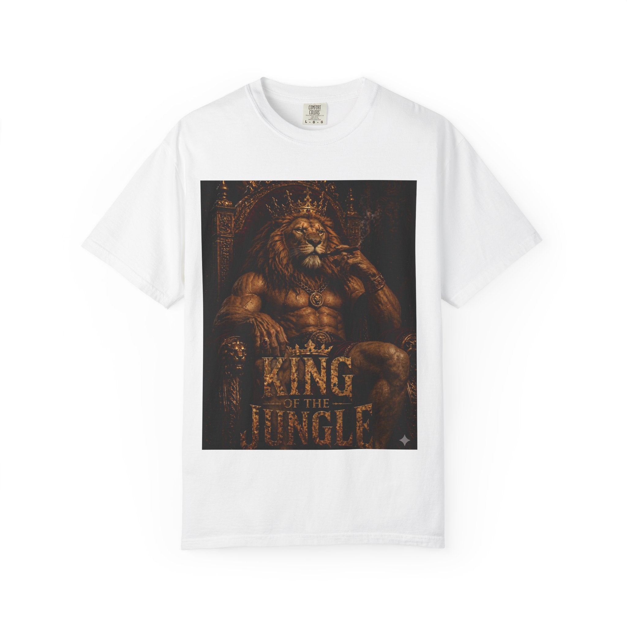 King of the Jungle Lion Graphic T-Shirt