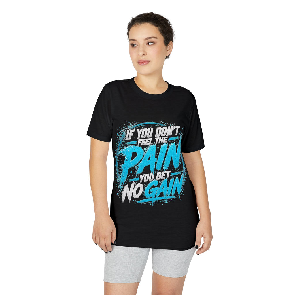 No Pain No Gain Gym T-Shirt — Motivational Workout Tee
