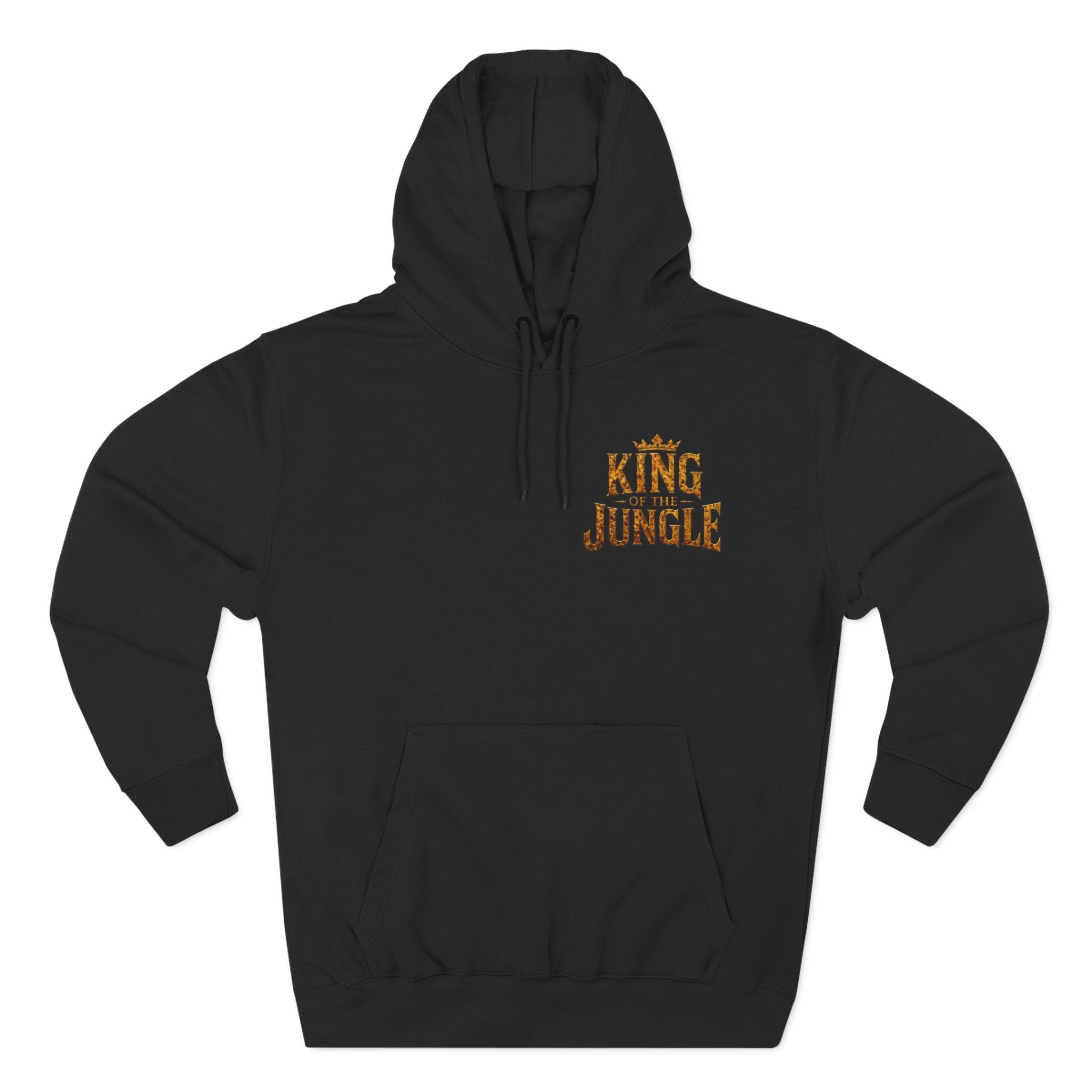 King of the Jungle Hoodie — Lion Graphic Fleece Pullover