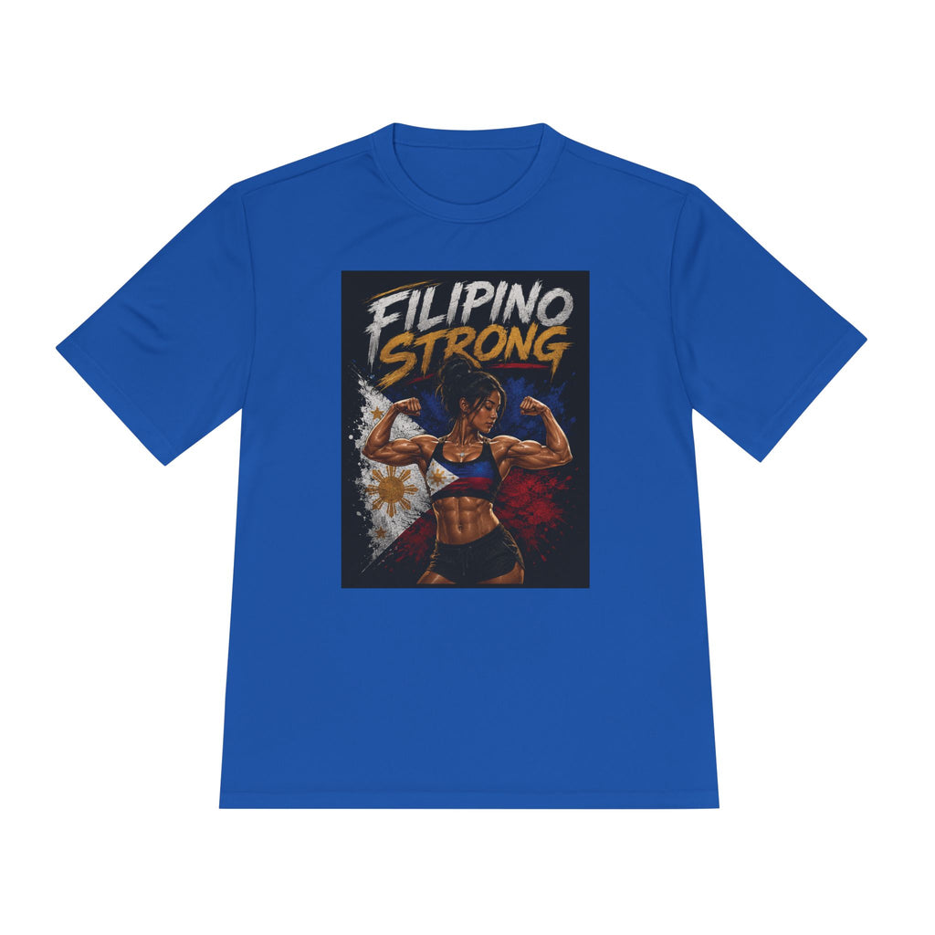 Filipino Strong Athletic Tee — Filipino Pride Fitness Shirt