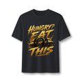 Hungry? Eat This Performance Tee – Gym Motivational Workout Shirt with Dumbbell Graphic