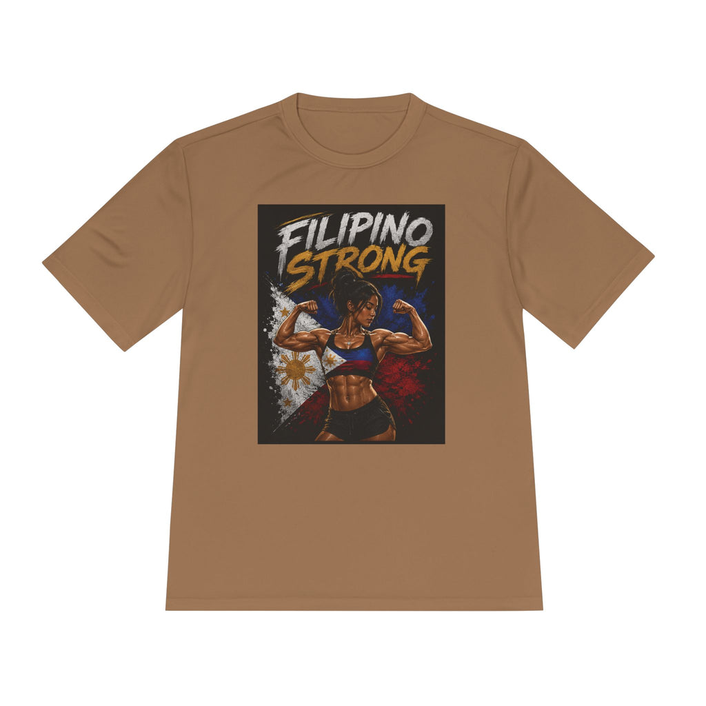 Filipino Strong Athletic Tee — Filipino Pride Fitness Shirt