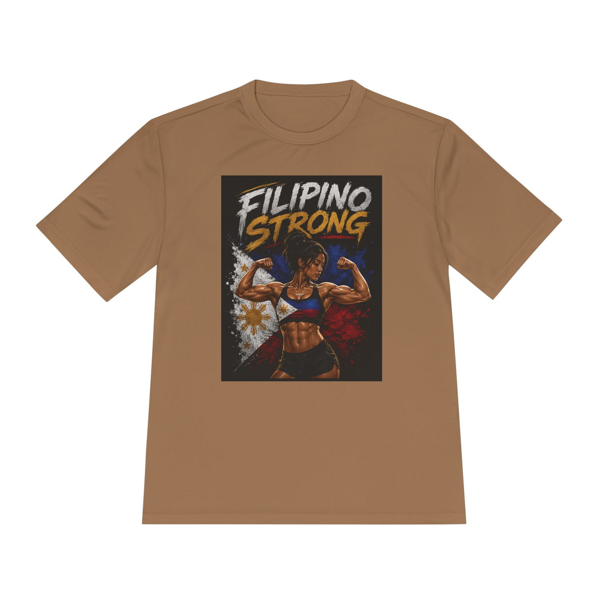 Filipino Strong Athletic Tee — Filipino Pride Fitness Shirt