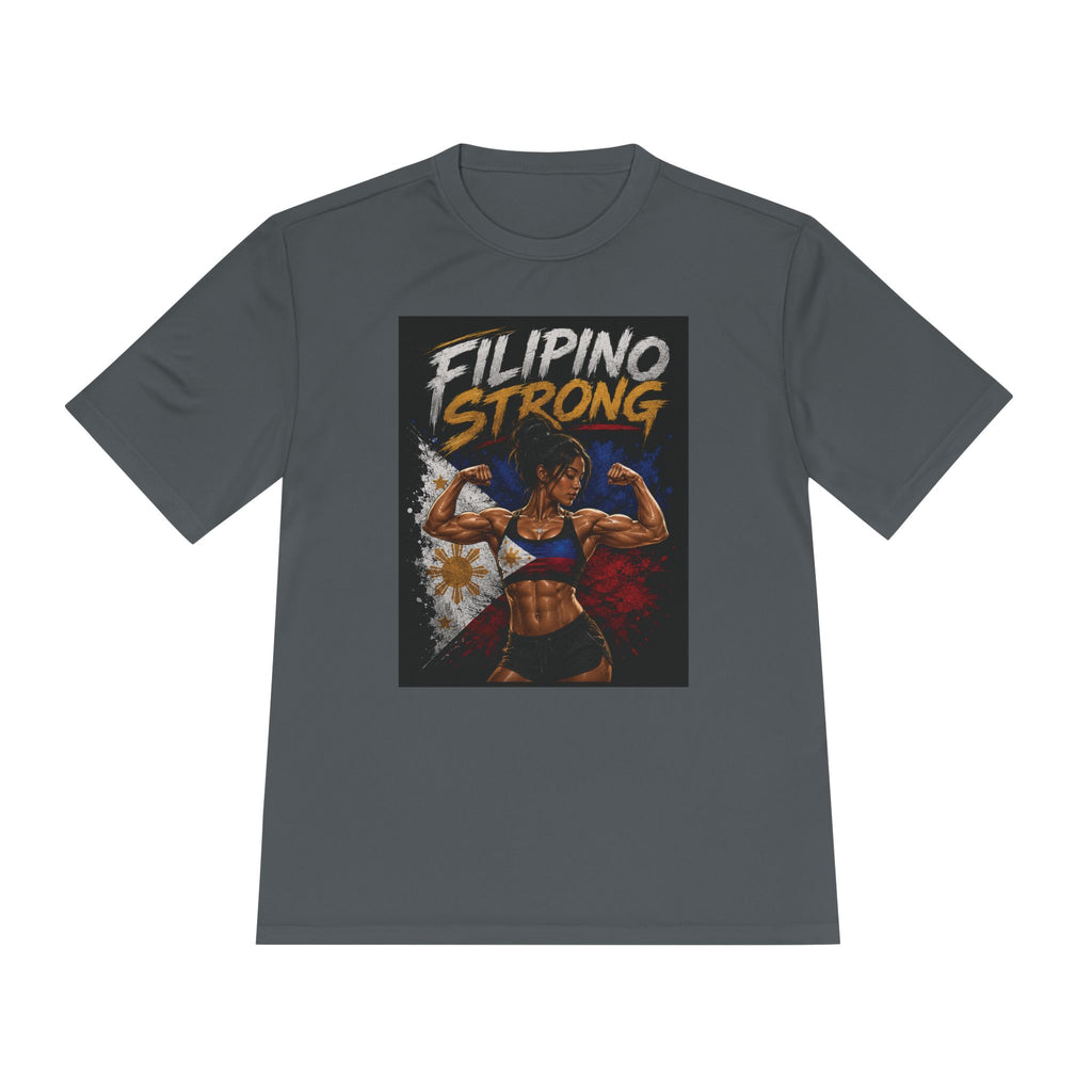 Filipino Strong Athletic Tee — Filipino Pride Fitness Shirt