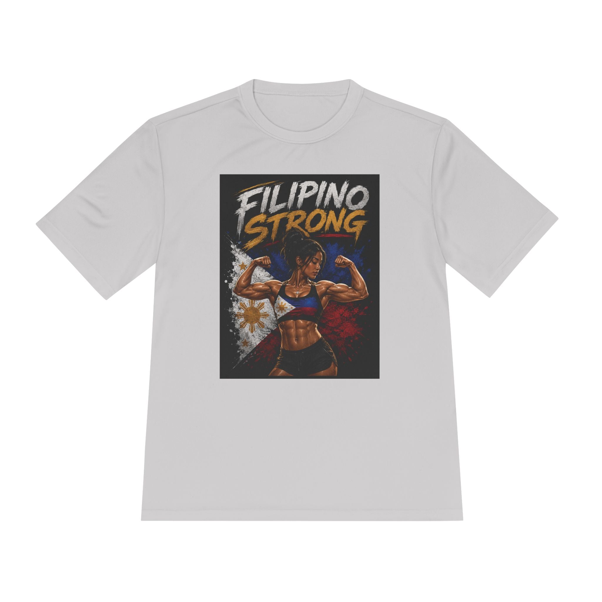 Filipino Strong Athletic Tee — Filipino Pride Fitness Shirt