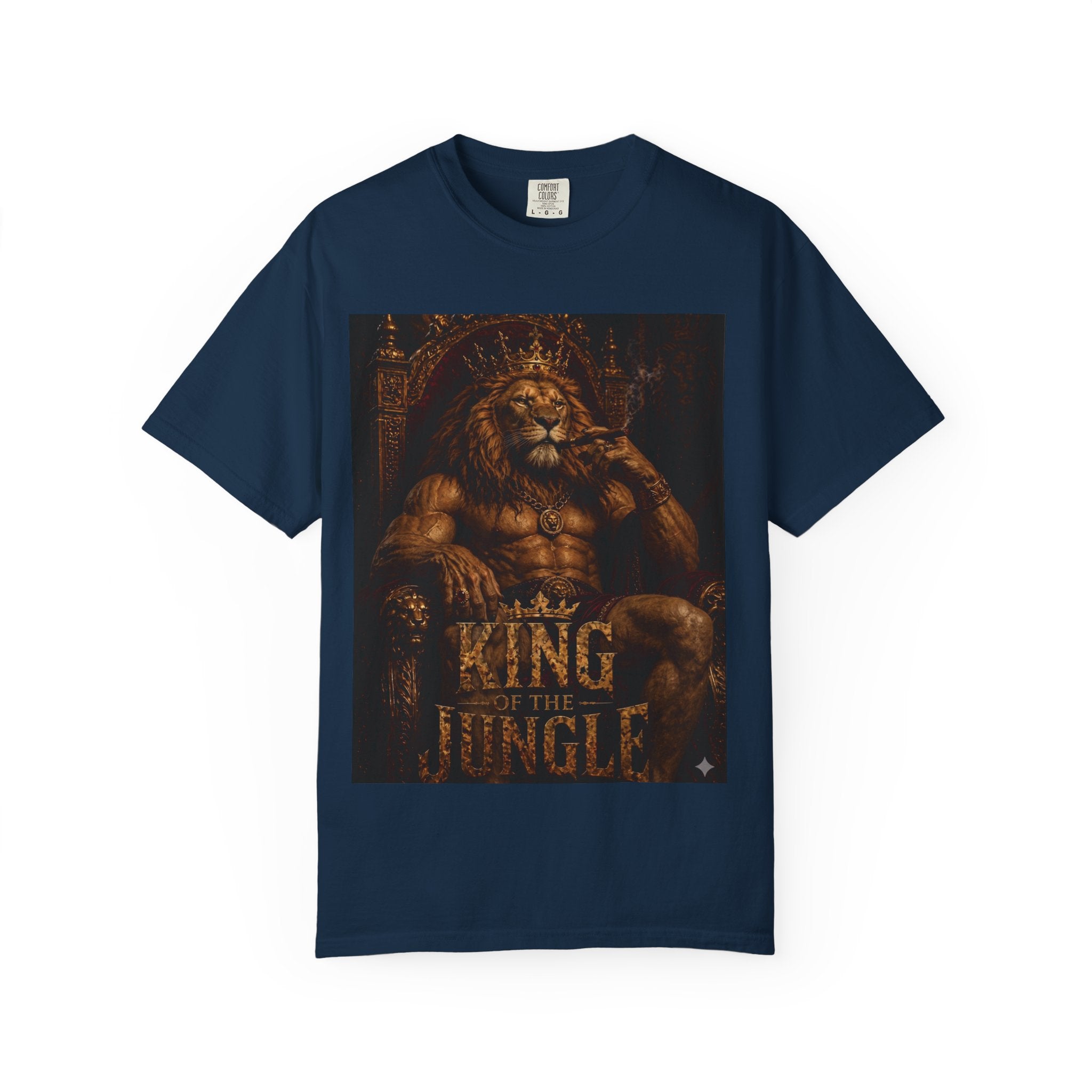 King of the Jungle Lion Graphic T-Shirt