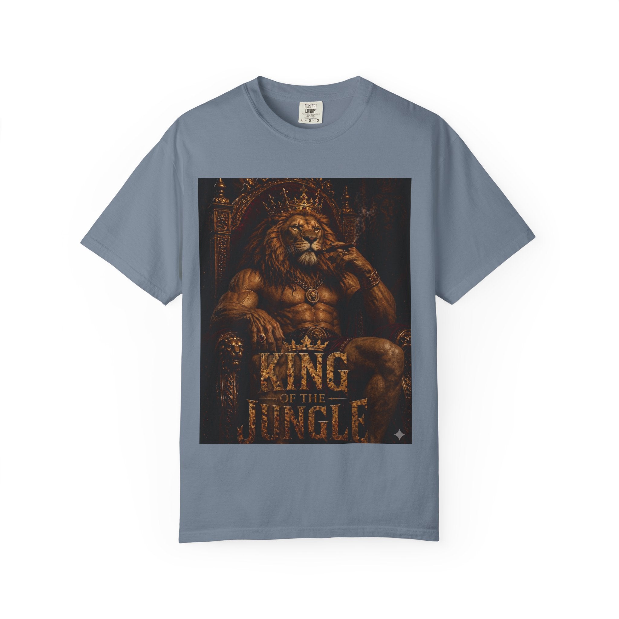 King of the Jungle Lion Graphic T-Shirt