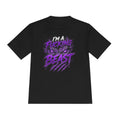 I’m a F***ing Beast Tee — Bold Purple Monster Graphic Moisture-Wicking Shirt