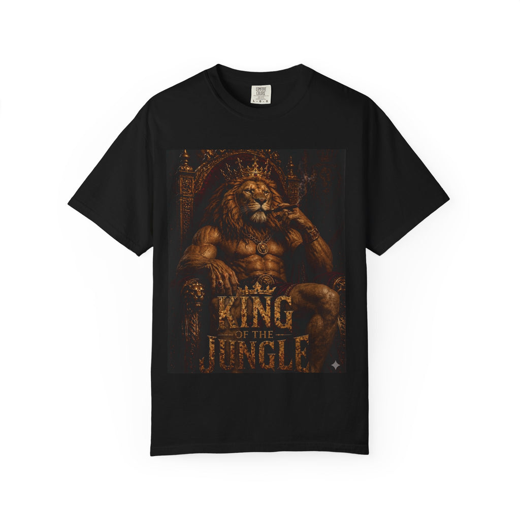 King of the Jungle Lion Graphic T-Shirt