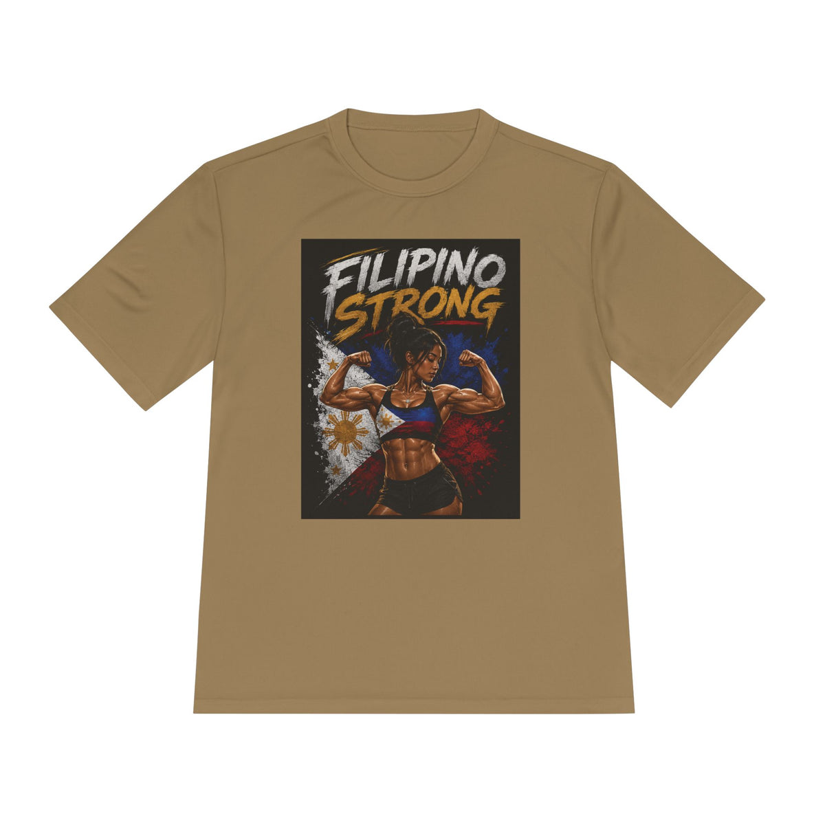 Filipino Strong Athletic Tee — Filipino Pride Fitness Shirt