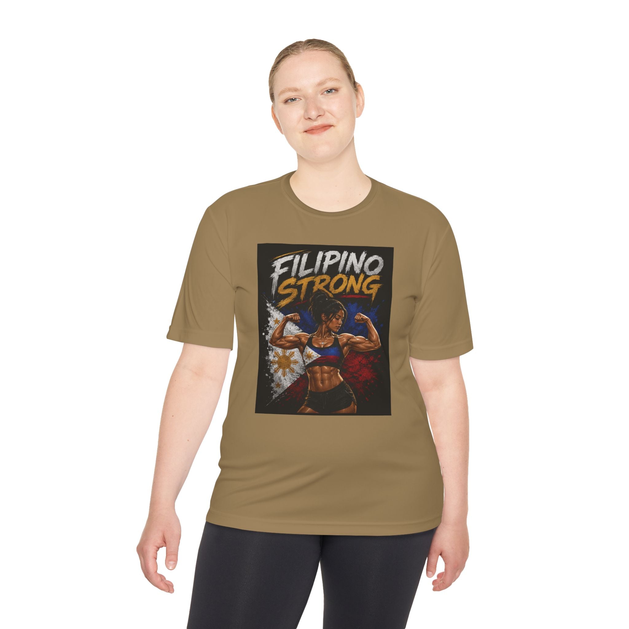 Filipino Strong Athletic Tee — Filipino Pride Fitness Shirt