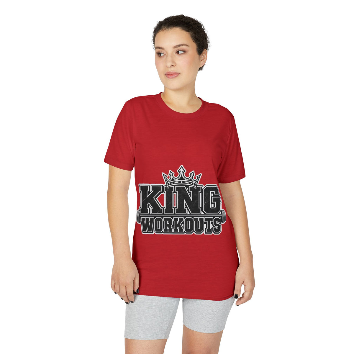 King Workouts Performance T-Shirt – Gym Fitness Training Tee