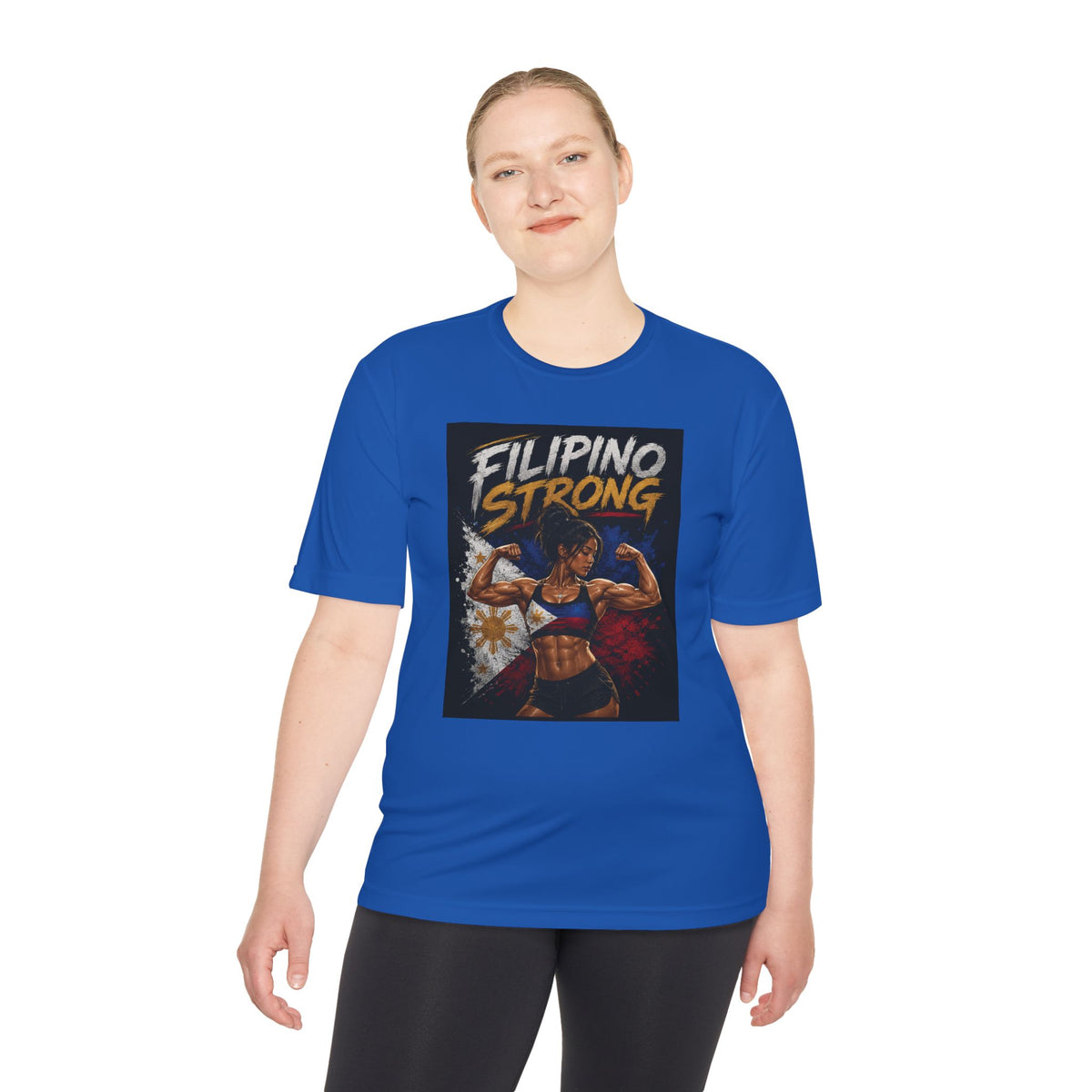 Filipino Strong Athletic Tee — Filipino Pride Fitness Shirt