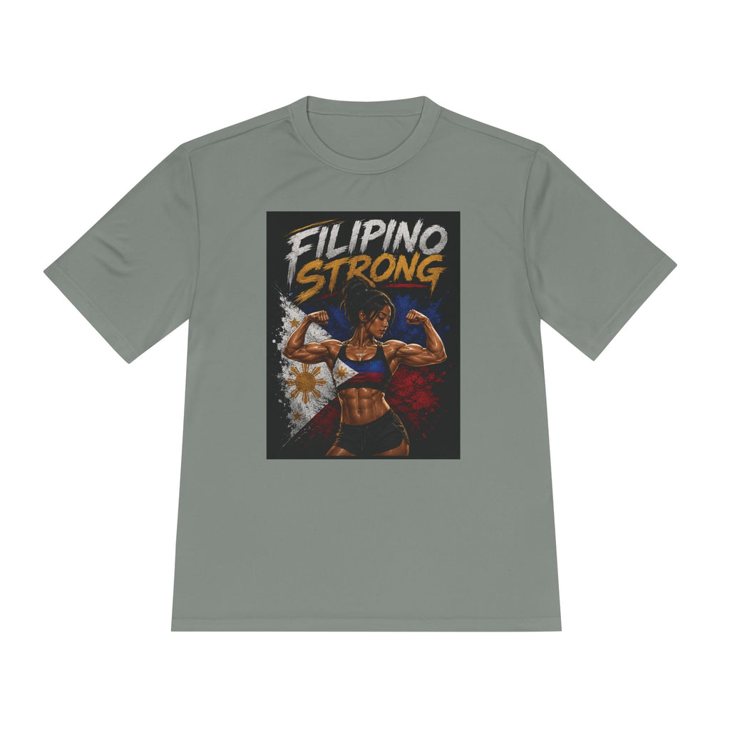 Filipino Strong Athletic Tee — Filipino Pride Fitness Shirt
