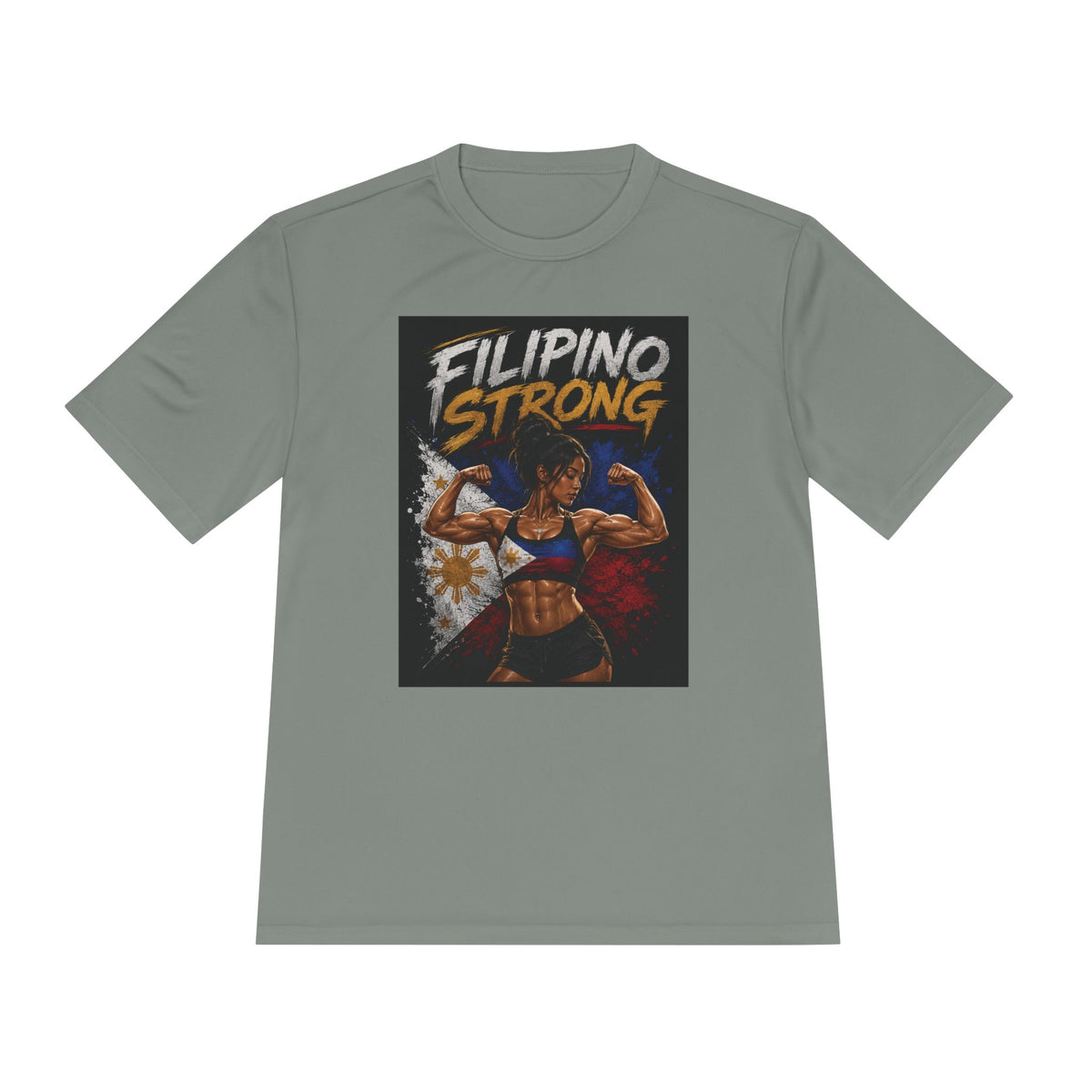 Filipino Strong Athletic Tee — Filipino Pride Fitness Shirt