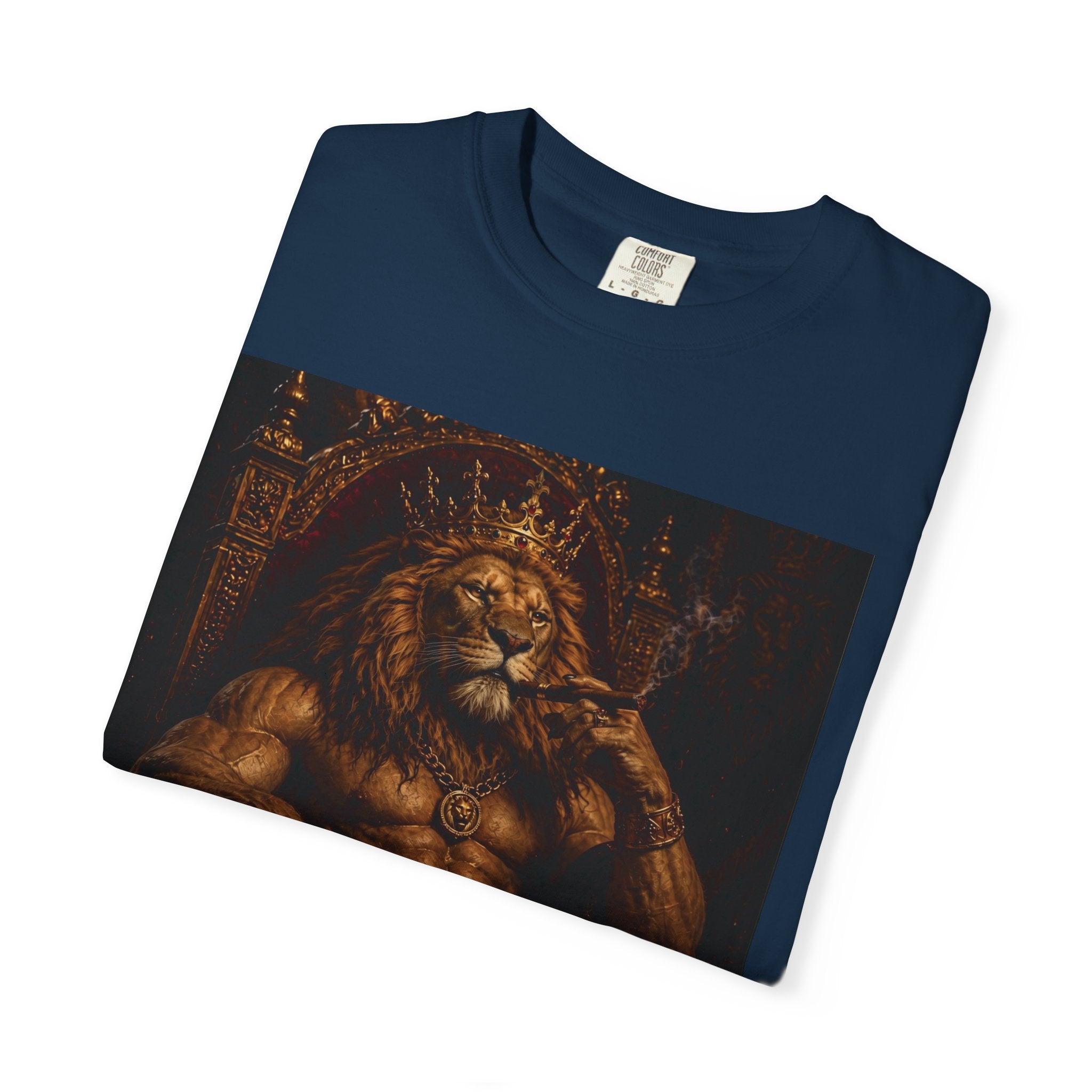 King of the Jungle Lion Graphic T-Shirt