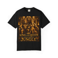 King and Queen of the Jungle T-Shirt — Regal Lion & Lioness Graphic Tee