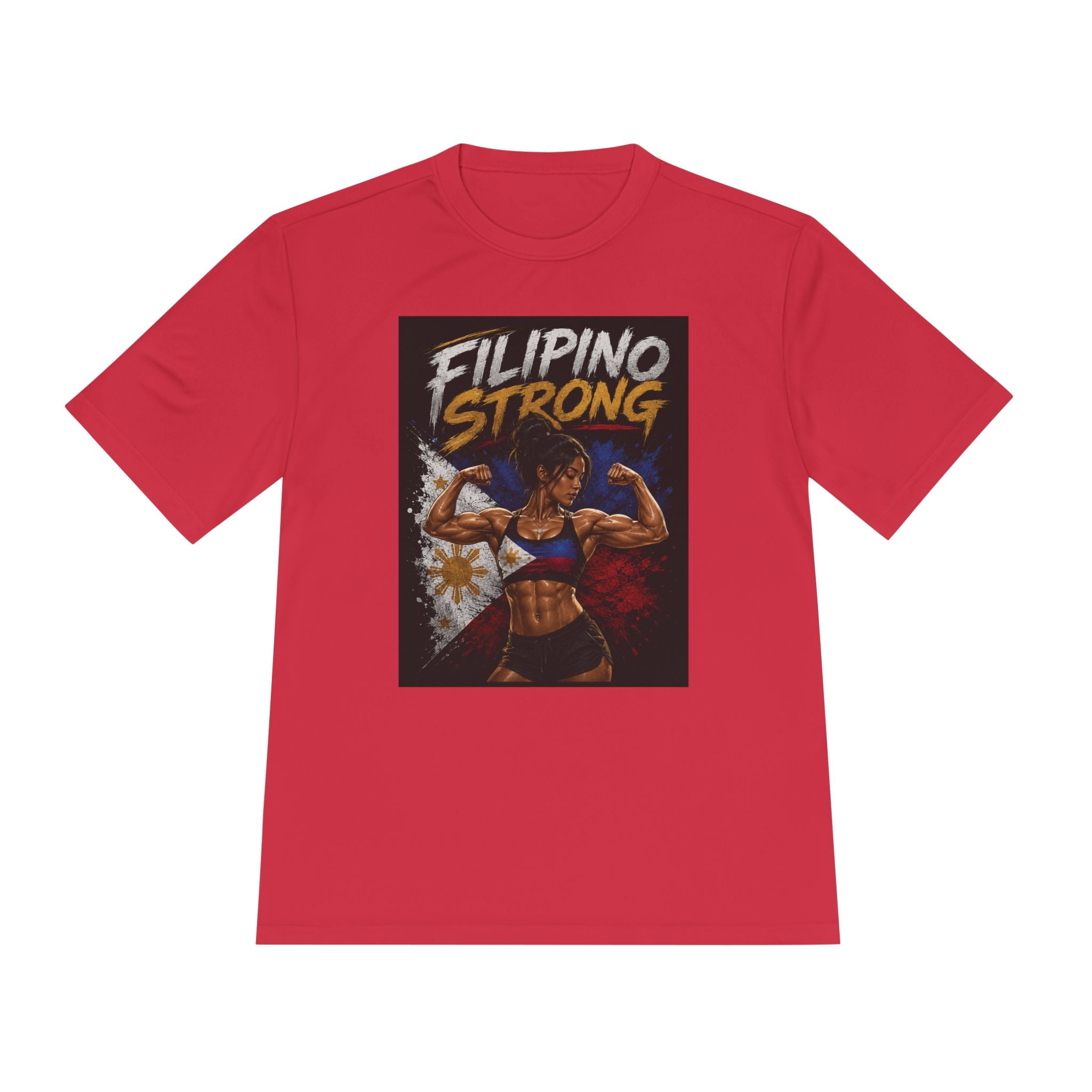 Filipino Strong Athletic Tee — Filipino Pride Fitness Shirt