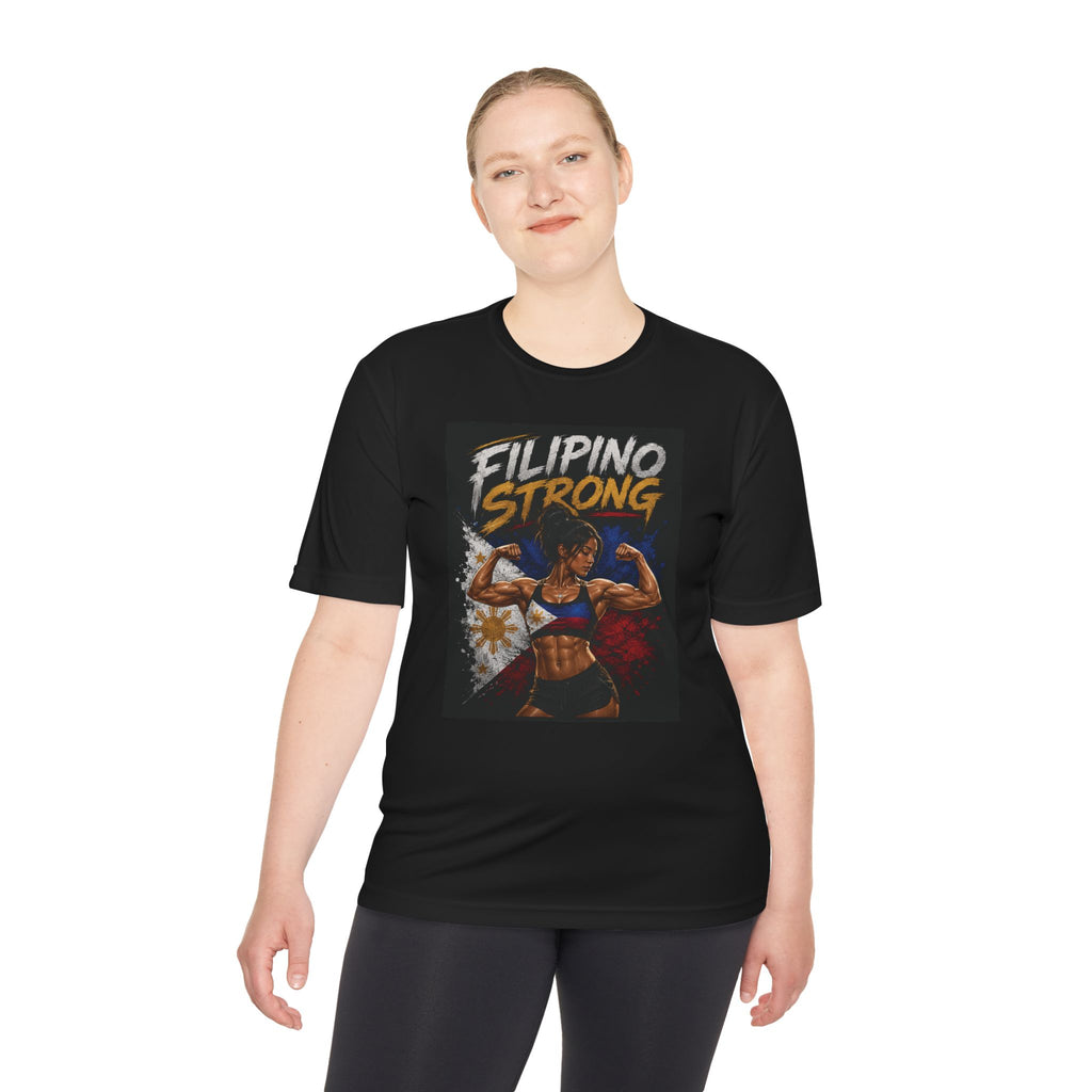 Filipino Strong Athletic Tee — Filipino Pride Fitness Shirt