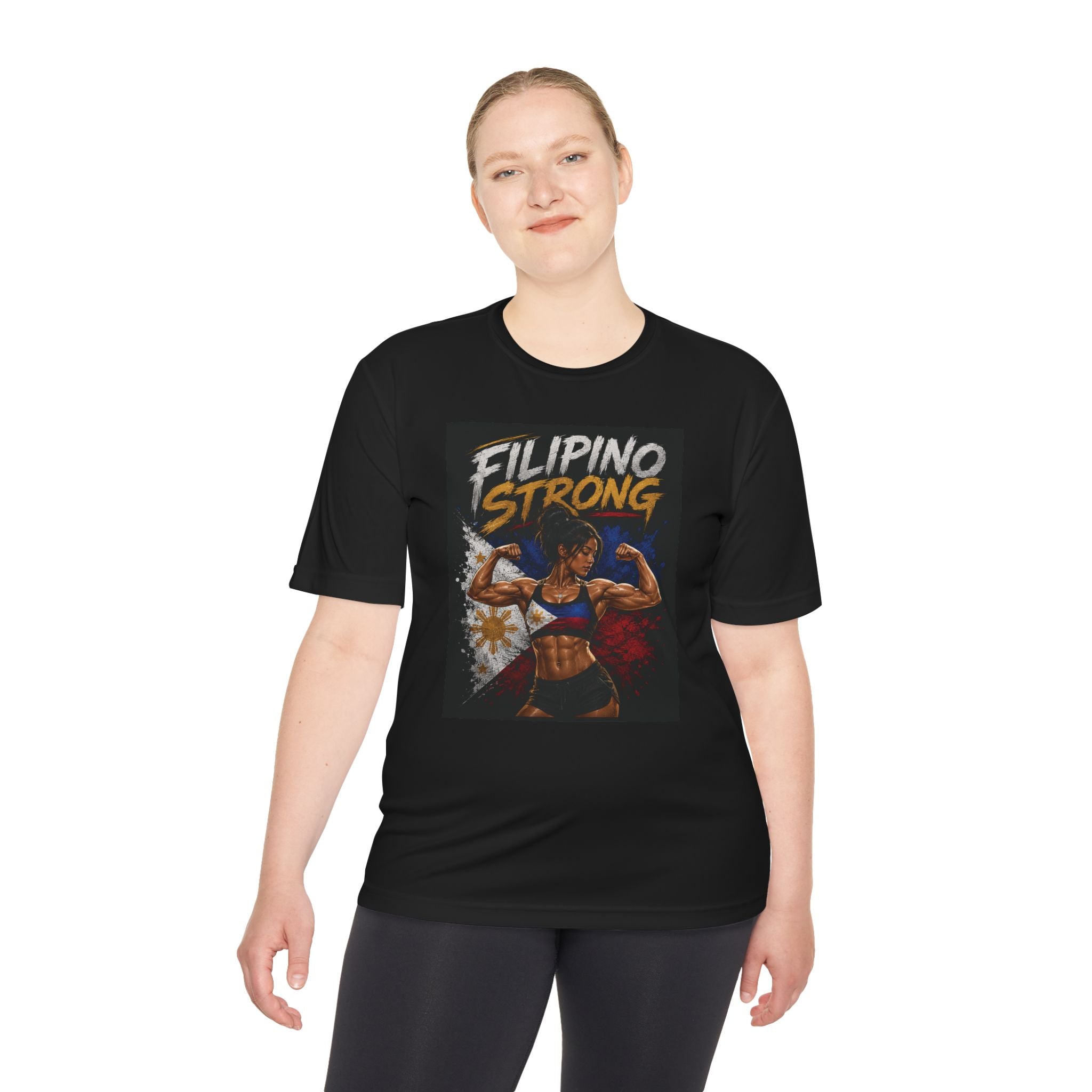 Filipino Strong Athletic Tee — Filipino Pride Fitness Shirt