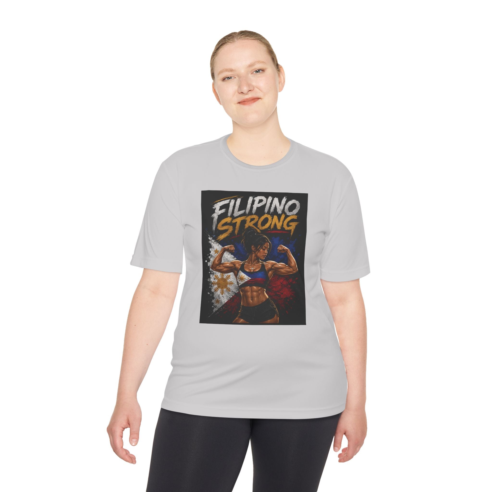 Filipino Strong Athletic Tee — Filipino Pride Fitness Shirt
