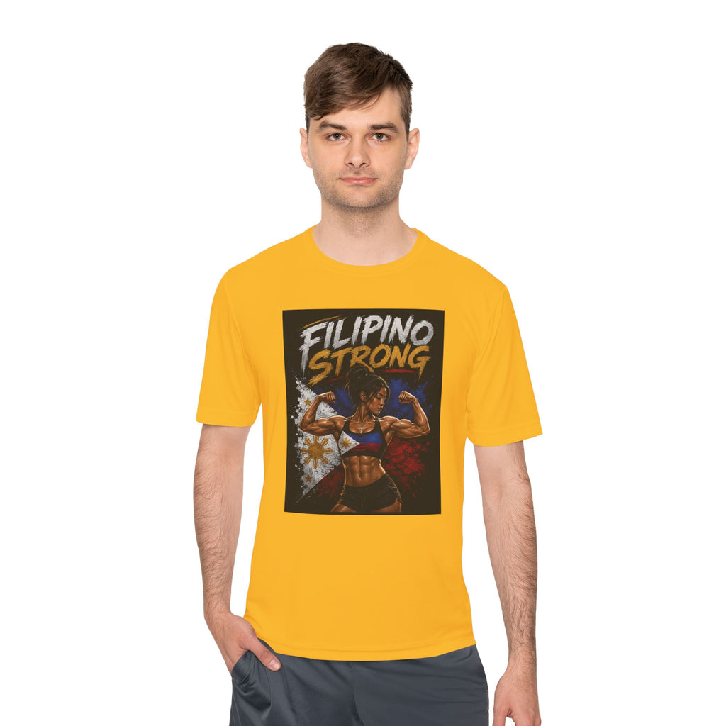 Filipino Strong Athletic Tee — Filipino Pride Fitness Shirt
