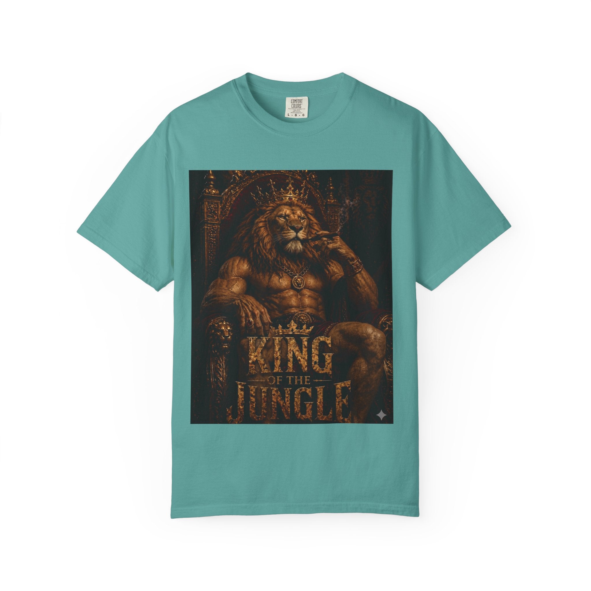 King of the Jungle Lion Graphic T-Shirt