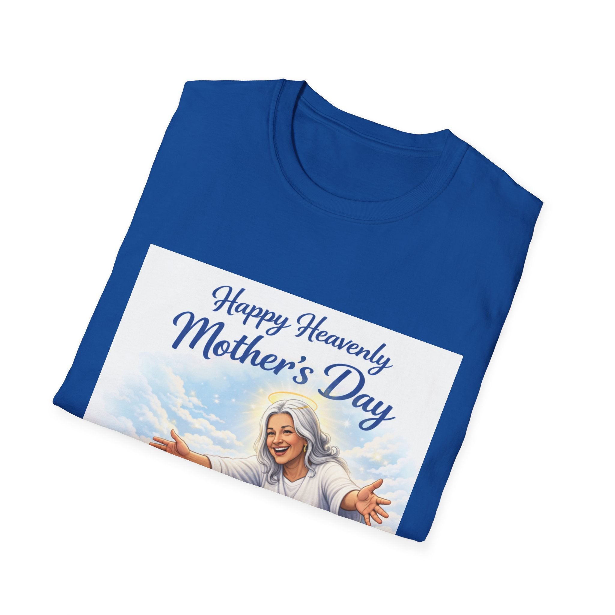 Heavenly Mother's Day T-Shirt - "Happy Heavenly Mother's Day, Love You Mom" Memorial Tee