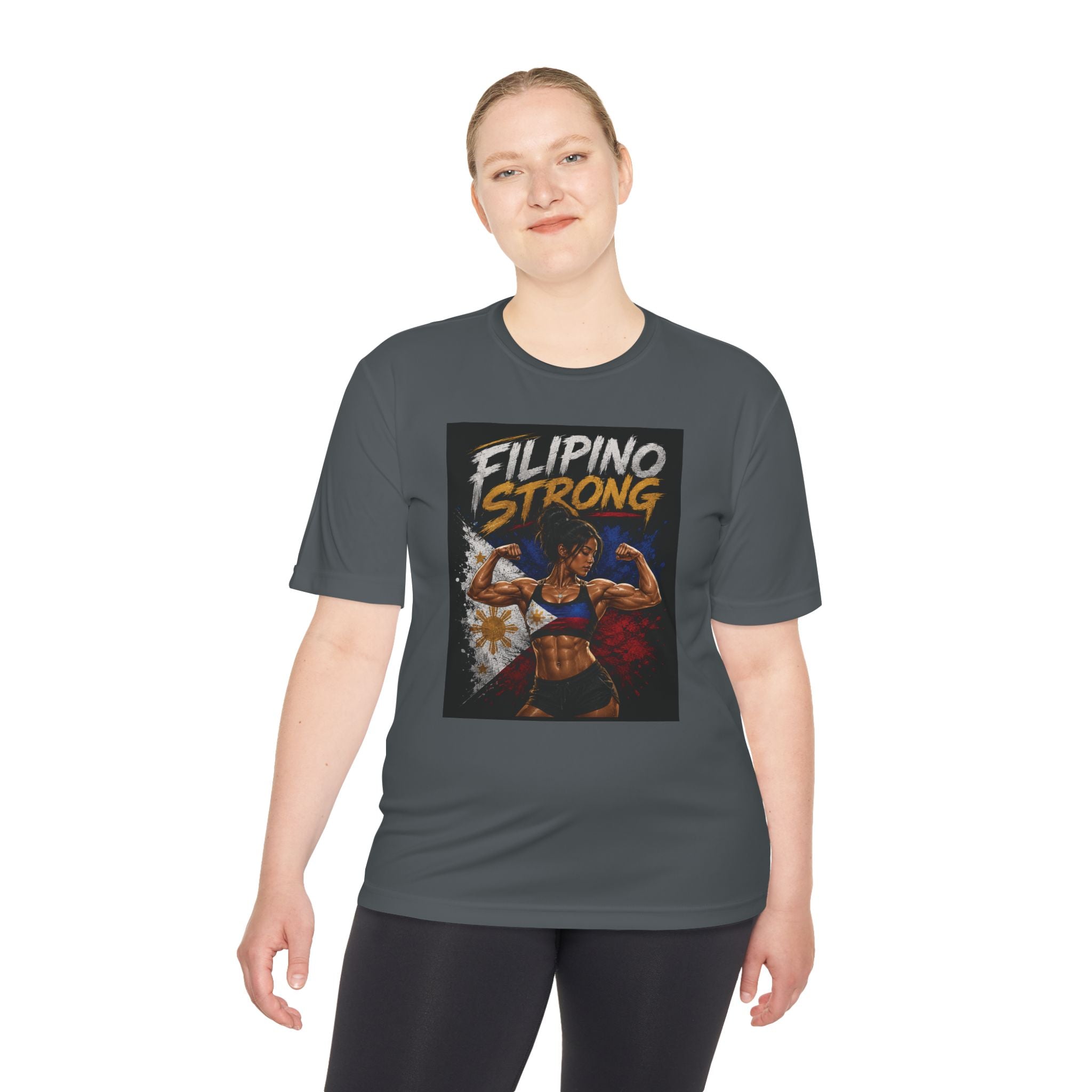 Filipino Strong Athletic Tee — Filipino Pride Fitness Shirt