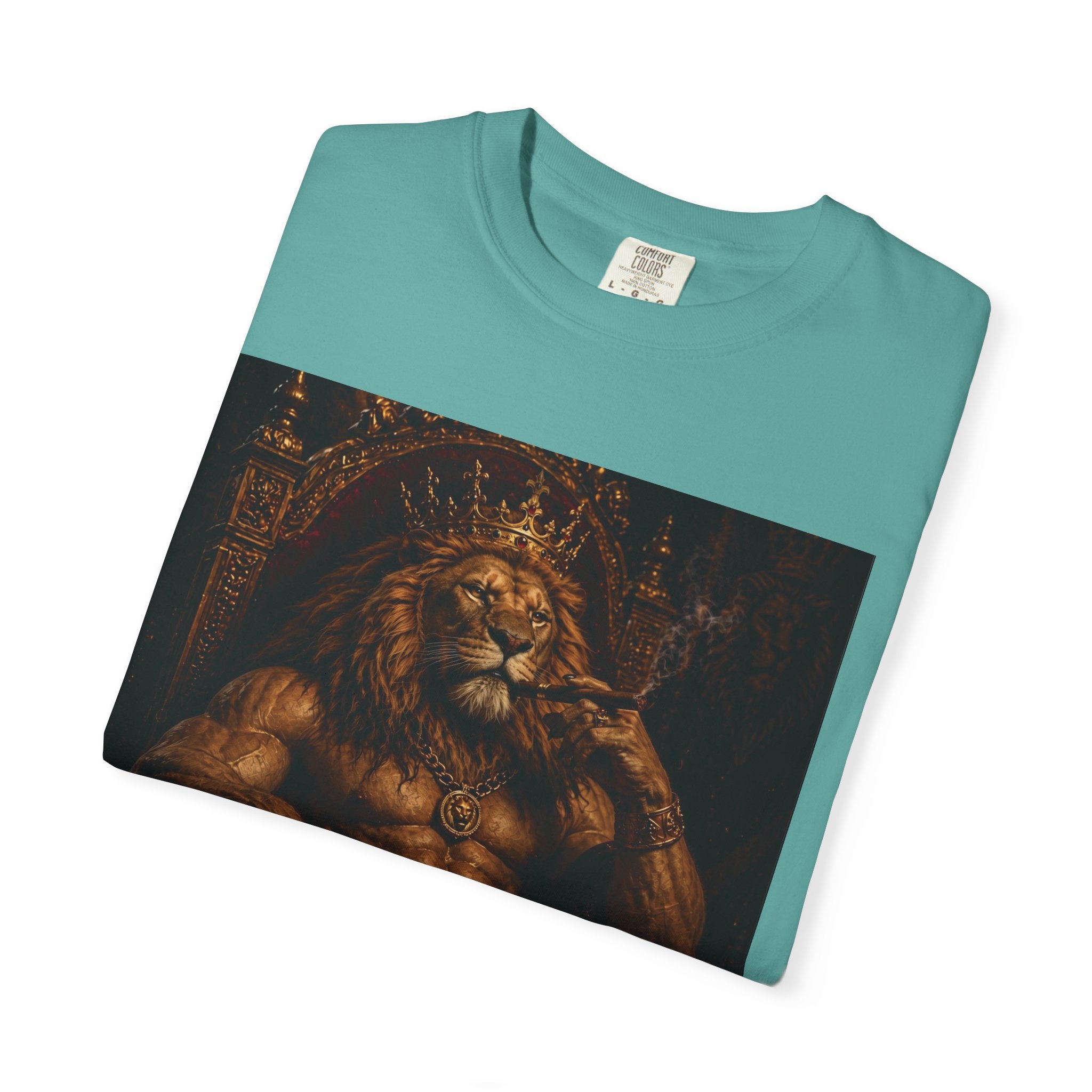 King of the Jungle Lion Graphic T-Shirt
