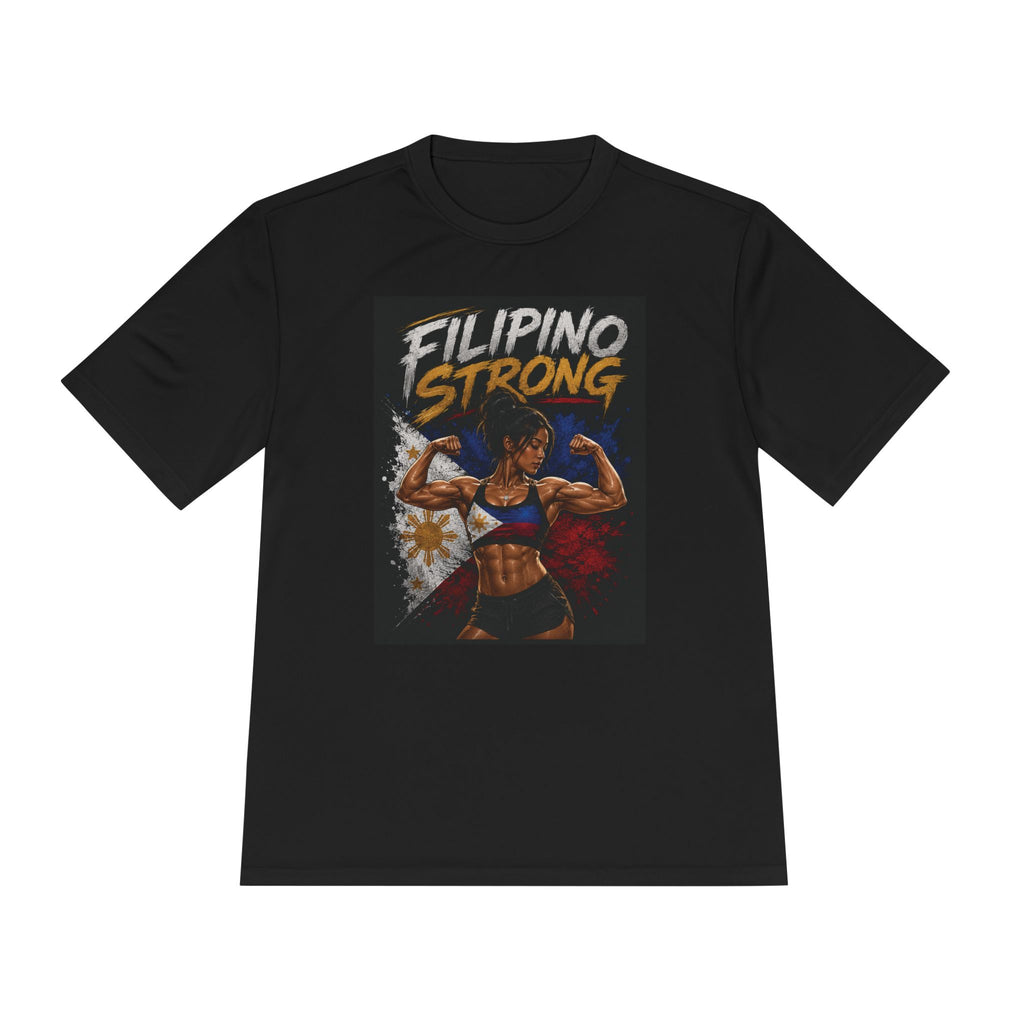 Filipino Strong Athletic Tee — Filipino Pride Fitness Shirt